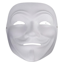 Maska na obliej k domalovn Anonymous
