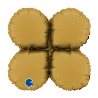 Balnkov zkladna mini kapky satnov zlat 33 cm